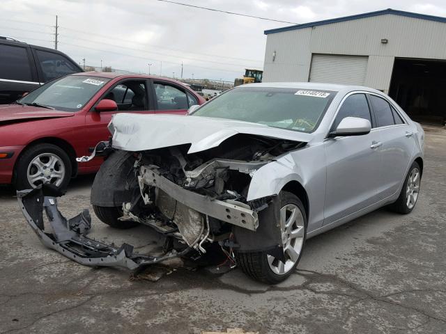 1G6AA5RAXD0111285 - 2013 CADILLAC ATS SILVER photo 2