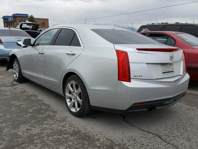 1G6AA5RAXD0111285 - 2013 CADILLAC ATS SILVER photo 3