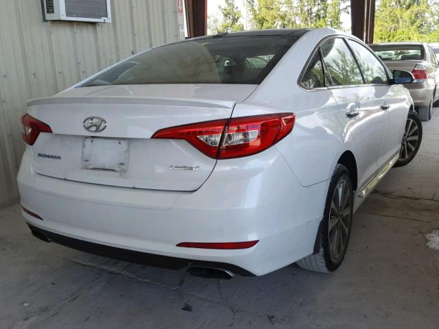 5NPE34AF9GH326125 - 2016 HYUNDAI SONATA SPO WHITE photo 4