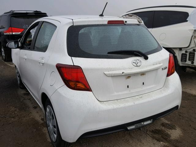 VNKKTUD3XHA076799 - 2017 TOYOTA YARIS L WHITE photo 3