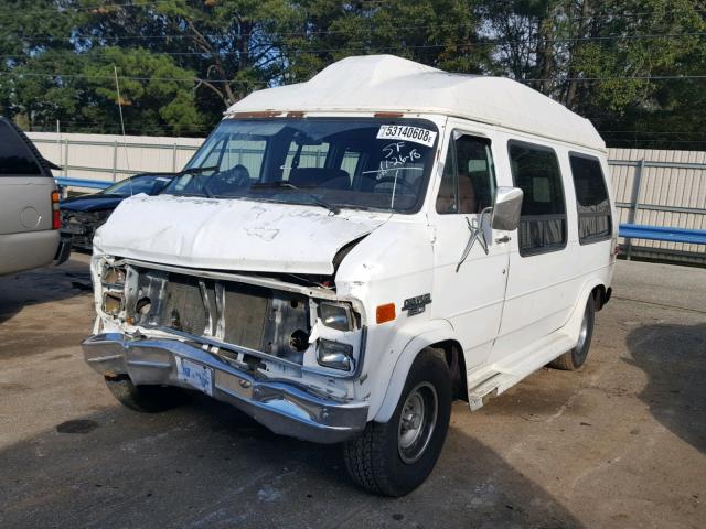 1GBEG25KXL7120234 - 1990 CHEVROLET G20 WHITE photo 2