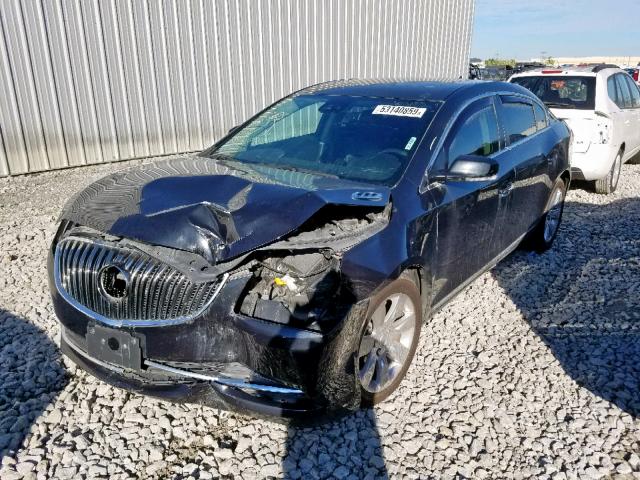 1G4GB5GR0EF230938 - 2014 BUICK LACROSSE BLACK photo 2