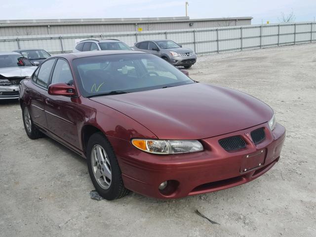 1G2WK52J63F136209 - 2003 PONTIAC GRAND PRIX MAROON photo 1