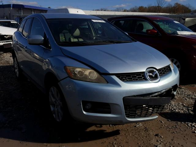 JM3ER293870107402 - 2007 MAZDA CX-7 BLUE photo 1