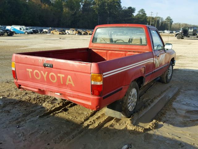 JT4RN50R5J5177717 - 1988 TOYOTA PICKUP 1/2 RED photo 4