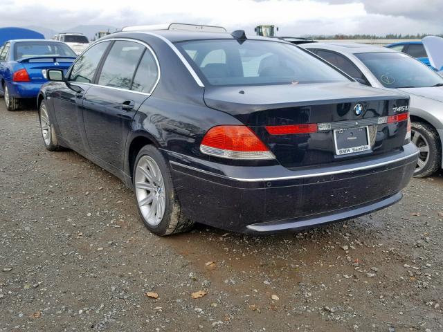 WBAGN63534DS52394 - 2004 BMW 745 LI BLACK photo 3