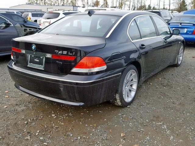 WBAGN63534DS52394 - 2004 BMW 745 LI BLACK photo 4