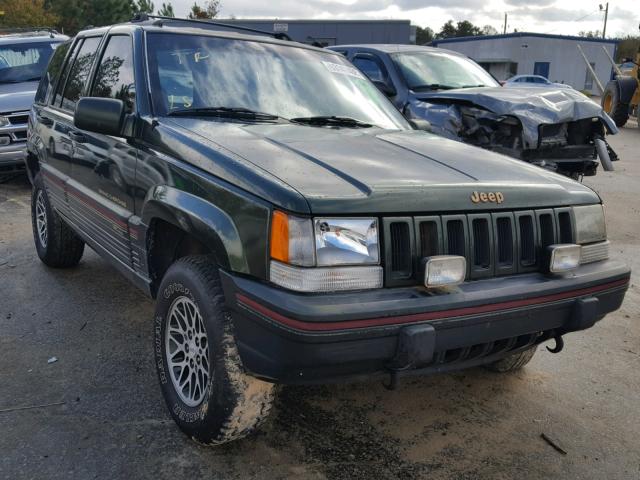 1J4GZ78S4SC719055 - 1995 JEEP GRAND CHER GREEN photo 1