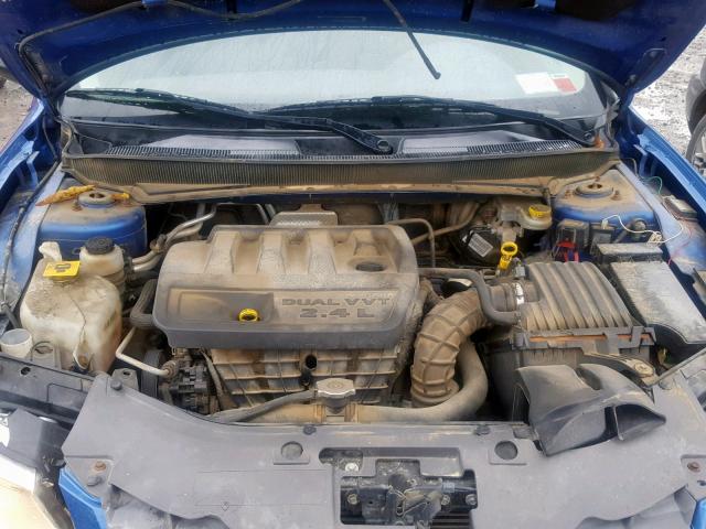 1C3LC46K77N644939 - 2007 CHRYSLER SEBRING BLUE photo 7