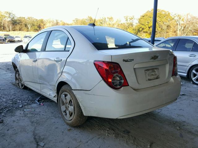1G1JA5SH8F4220255 - 2015 CHEVROLET SONIC LS 白色 照片 3