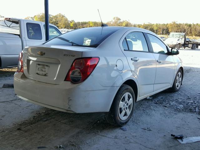 1G1JA5SH8F4220255 - 2015 CHEVROLET SONIC LS 白色 照片 4