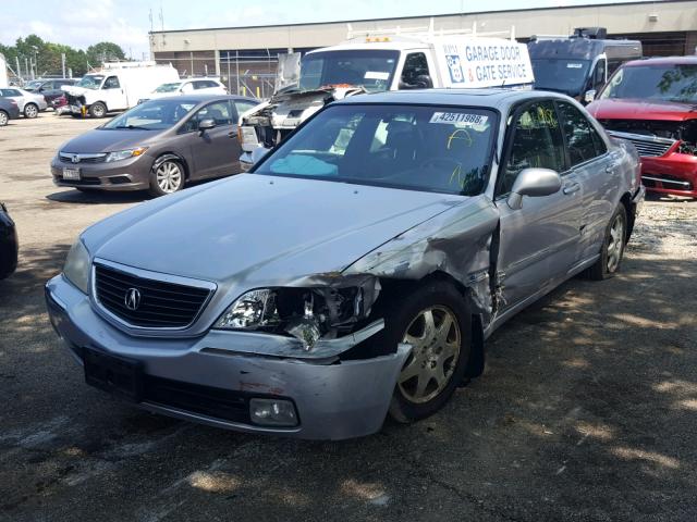 JH4KA96532C005108 - 2002 ACURA 3.5RL SILVER photo 2