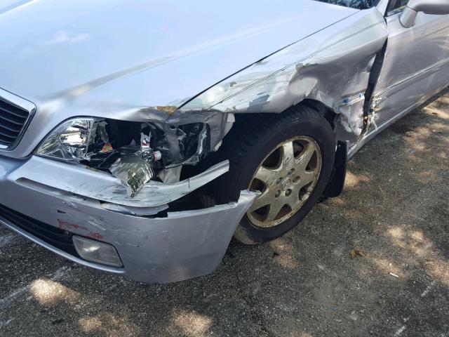 JH4KA96532C005108 - 2002 ACURA 3.5RL SILVER photo 9