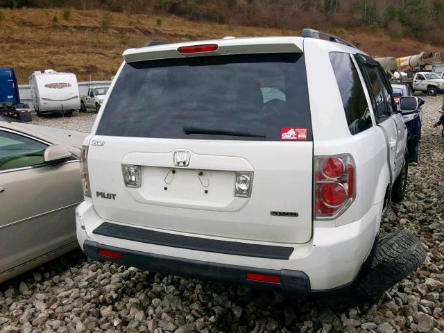 5FNYF18228B053681 - 2008 HONDA PILOT VP WHITE photo 4