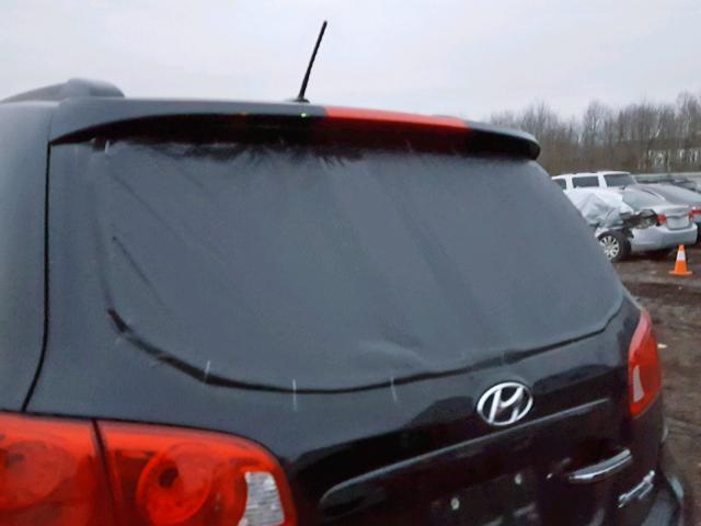 5NMSH13E98H163854 - 2008 HYUNDAI SANTA FE S BLACK photo 9