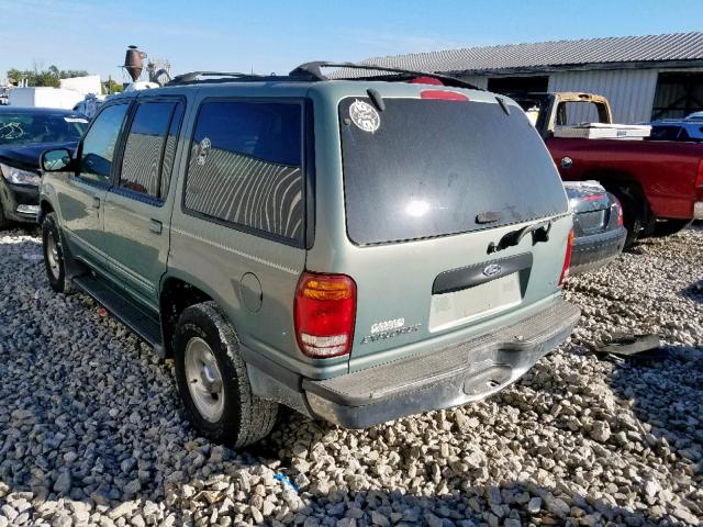 1FMZU32X1WZA17851 - 1998 FORD EXPLORER GREEN photo 3