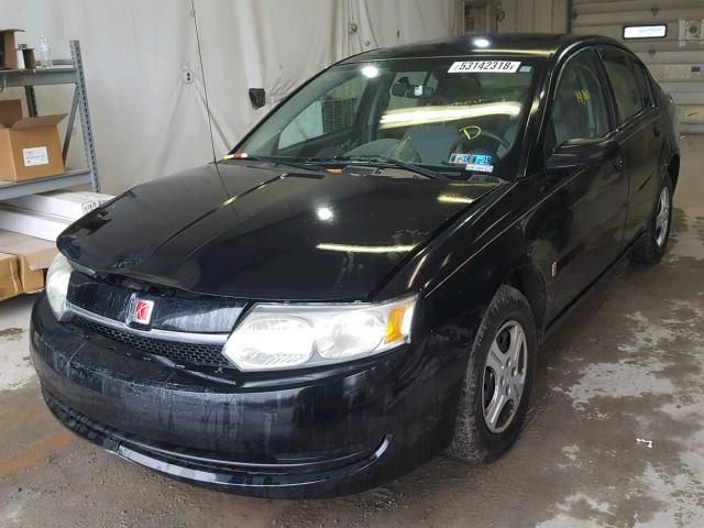 1G8AG52F84Z190446 - 2004 SATURN ION LEVEL BLACK photo 2
