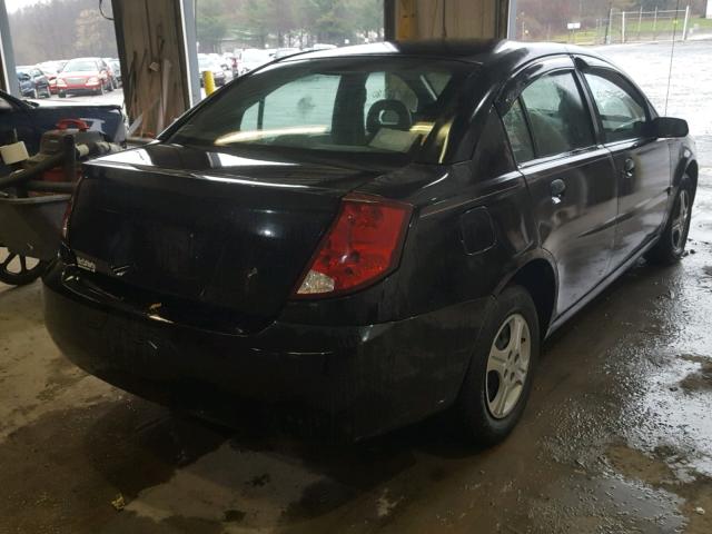 1G8AG52F84Z190446 - 2004 SATURN ION LEVEL BLACK photo 4