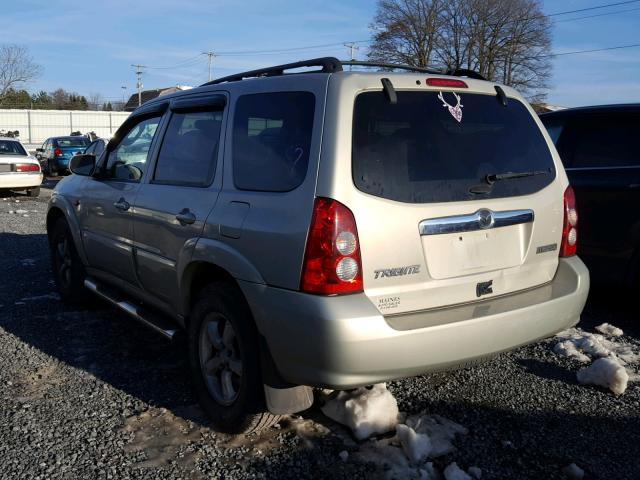 4F2CZ96125KM09619 - 2005 MAZDA TRIBUTE S GOLD photo 3