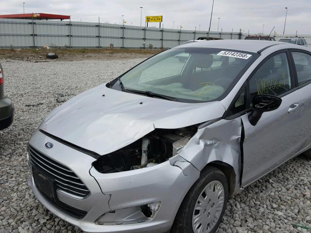 3FADP4AJ6GM149652 - 2016 FORD FIESTA S SILVER photo 9