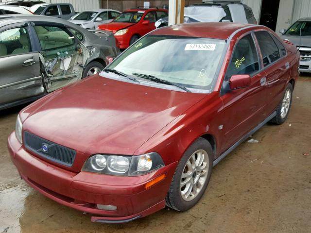 YV1VS27544F054444 - 2004 VOLVO S40 1.9T RED photo 2