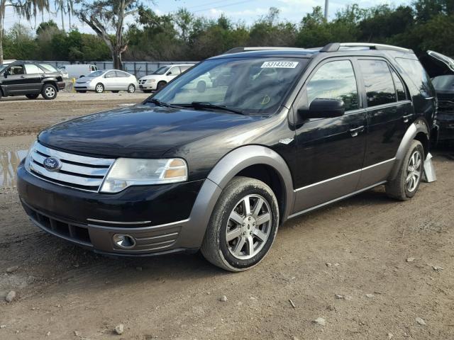 1FMDK02W98GA44252 - 2008 FORD TAURUS X S BLACK photo 2