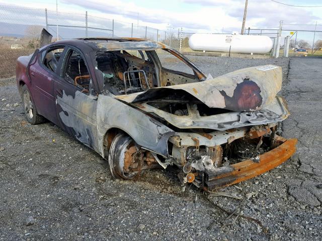 2G2WR554361218265 - 2006 PONTIAC GRAND PRIX BURGUNDY photo 1