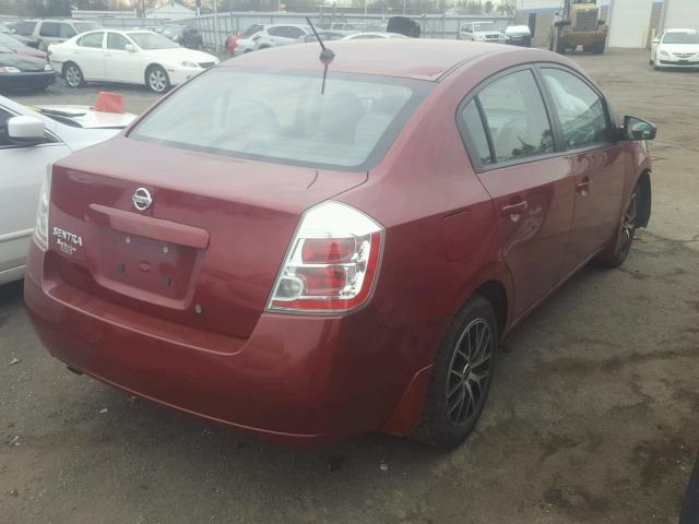 3N1AB61E08L722470 - 2008 NISSAN SENTRA 2.0 RED photo 4