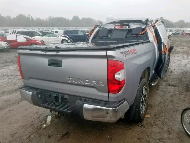 5TFBY5F10FX463108 - 2015 TOYOTA TUNDRA DOU SILVER photo 4