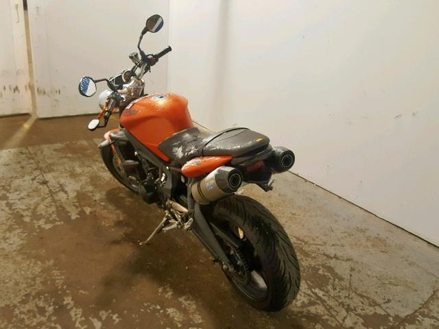 SMTD02NE7AJ430283 - 2010 TRIUMPH MOTORCYCLE STREET TRI ORANGE photo 3