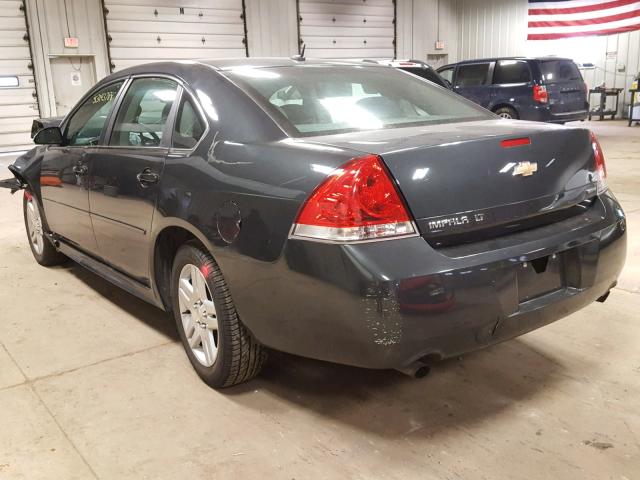 2G1WB5E3XG1128290 - 2016 CHEVROLET IMPALA LIM GRAY photo 3