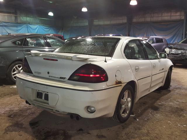 1G2NW52EX1C117647 - 2001 PONTIAC GRAND AM G WHITE photo 4