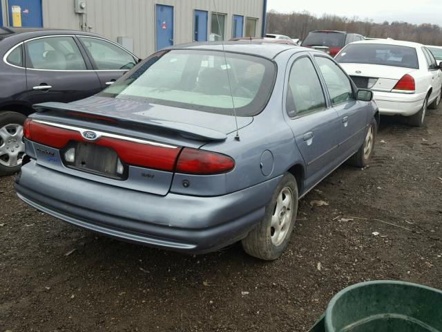 1FAFP66L7YK104257 - 2000 FORD CONTOUR SE BLUE photo 4