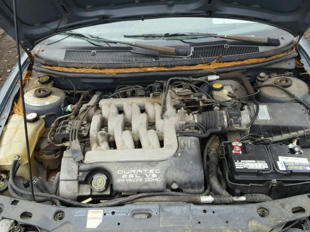 1FAFP66L7YK104257 - 2000 FORD CONTOUR SE BLUE photo 7