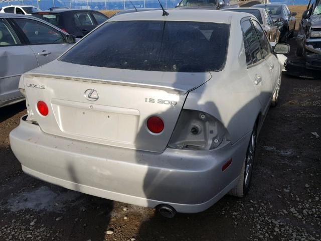 JTHBD192040088303 - 2004 LEXUS IS 300 BEIGE photo 4