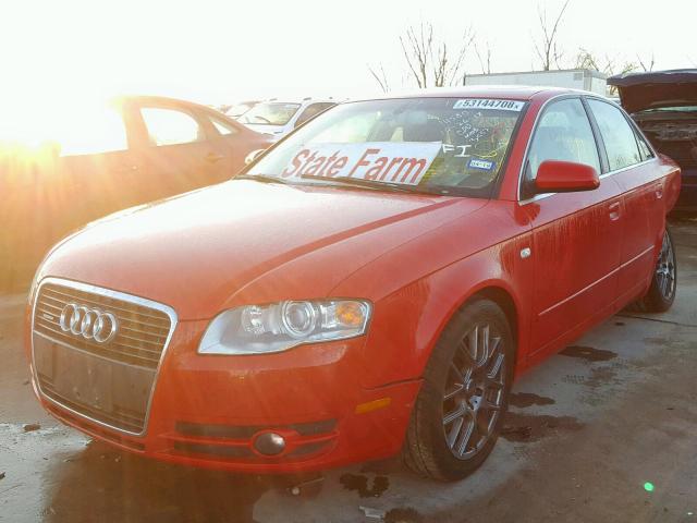 WAUDF78E27A095221 - 2007 AUDI A4 2.0T QU RED photo 2