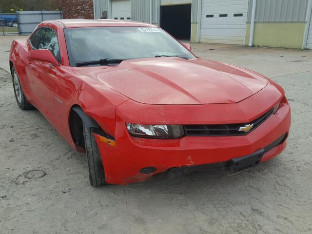 2G1FB1E31F9156861 - 2015 CHEVROLET CAMARO LS RED photo 1