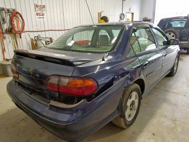 1G1NE52J2Y6129613 - 2000 CHEVROLET MALIBU LS BLUE photo 4