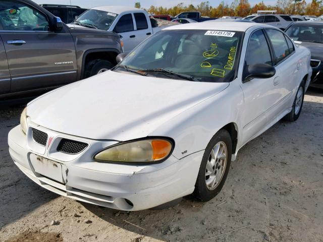 1G2NF52E33M690533 - 2003 PONTIAC GRAND AM S WHITE photo 2