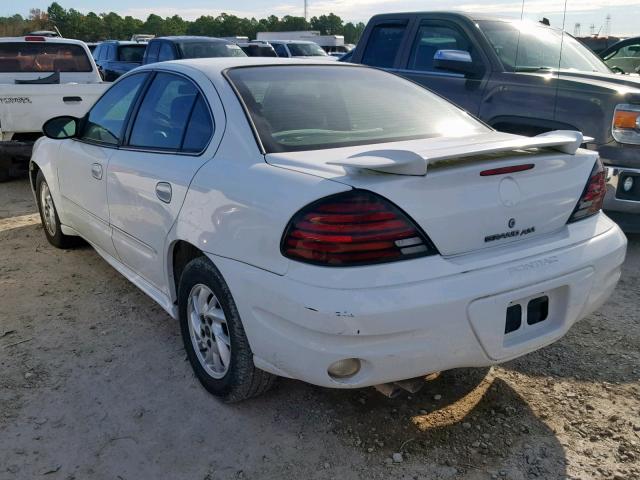 1G2NF52E33M690533 - 2003 PONTIAC GRAND AM S WHITE photo 3