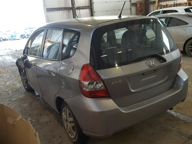 JHMGD374X8S806746 - 2008 HONDA FIT SILVER photo 3