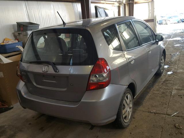 JHMGD374X8S806746 - 2008 HONDA FIT SILVER photo 4