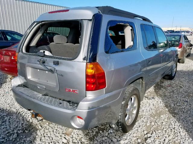 1GKES16S666135914 - 2006 GMC ENVOY XL GRAY photo 4