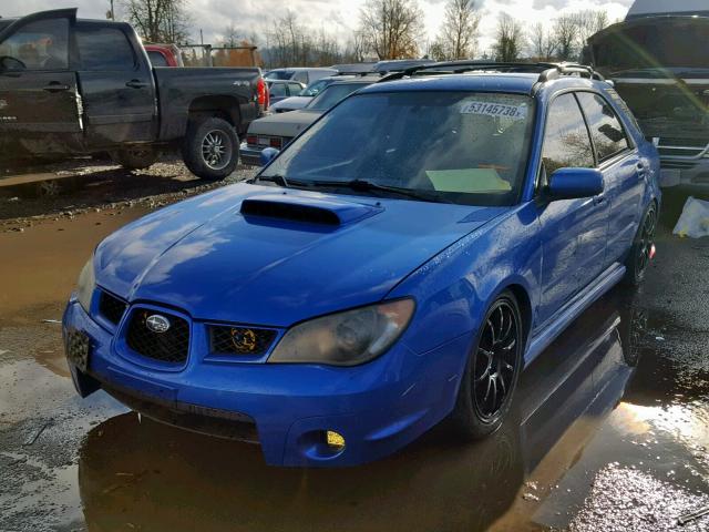 JF1GG746X7G804301 - 2007 SUBARU IMPREZA WR BLUE photo 2