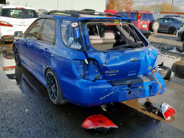 JF1GG746X7G804301 - 2007 SUBARU IMPREZA WR BLUE photo 3