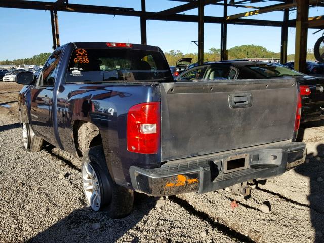 1GCEK14C87Z534735 - 2007 CHEVROLET SILVERADO BLUE photo 3