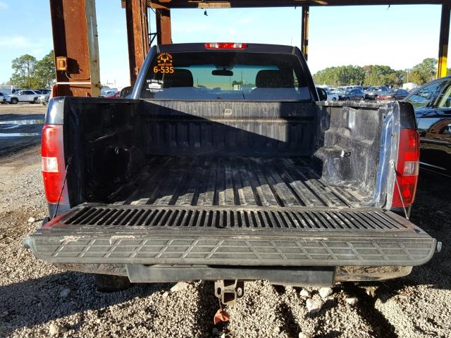 1GCEK14C87Z534735 - 2007 CHEVROLET SILVERADO BLUE photo 6