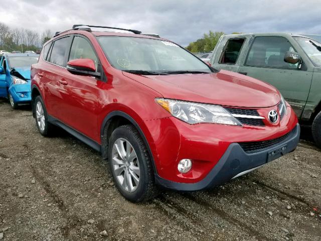 JTMDFREV2DD013923 - 2013 TOYOTA RAV4 LIMIT RED photo 1