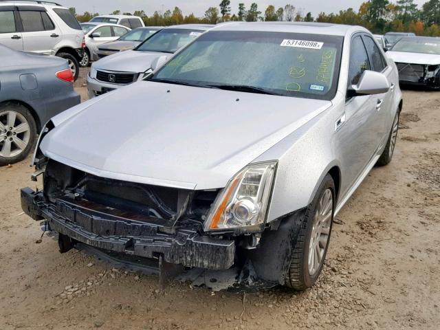 1G6DJ5EDXB0100619 - 2011 CADILLAC CTS PERFOR SILVER photo 2