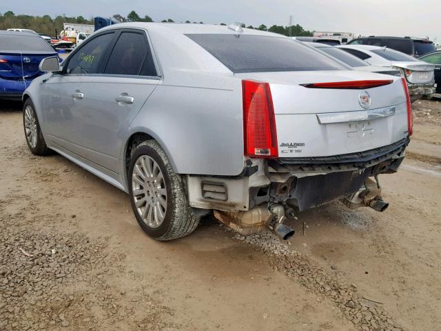 1G6DJ5EDXB0100619 - 2011 CADILLAC CTS PERFOR SILVER photo 3